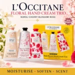 L'Occitane Floral Hand Cream Trio Neroli Sakura Rose