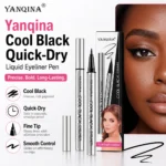 YANQINA Cool Black Eyeliner Pen Waterproof Smudgeproof